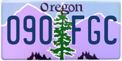 OR license plate 090FGC