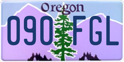 OR license plate 090FGL