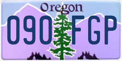 OR license plate 090FGP