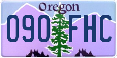 OR license plate 090FHC