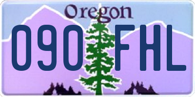 OR license plate 090FHL
