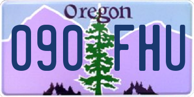 OR license plate 090FHU