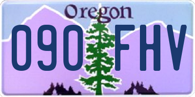 OR license plate 090FHV