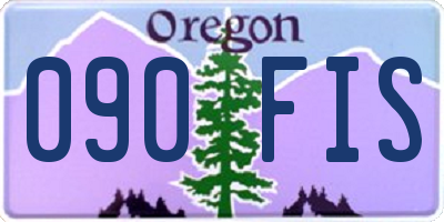 OR license plate 090FIS