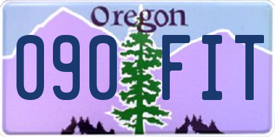 OR license plate 090FIT