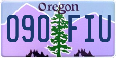 OR license plate 090FIU