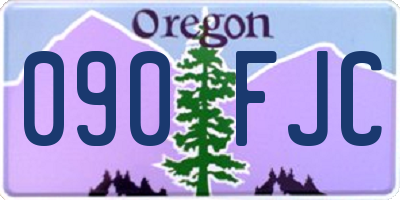 OR license plate 090FJC