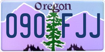 OR license plate 090FJJ