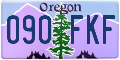 OR license plate 090FKF