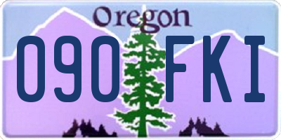 OR license plate 090FKI