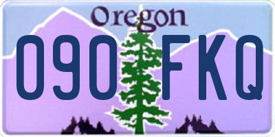 OR license plate 090FKQ
