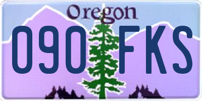OR license plate 090FKS