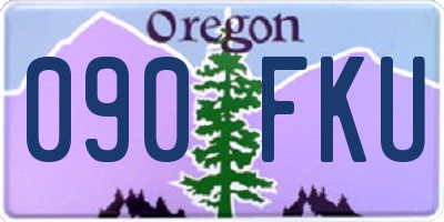 OR license plate 090FKU