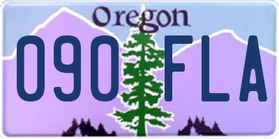 OR license plate 090FLA