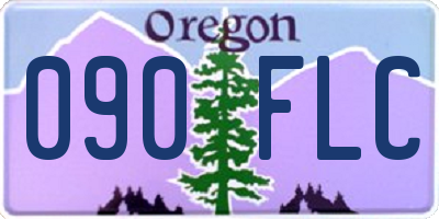 OR license plate 090FLC