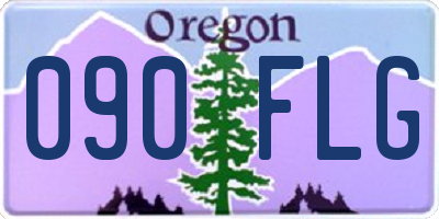 OR license plate 090FLG
