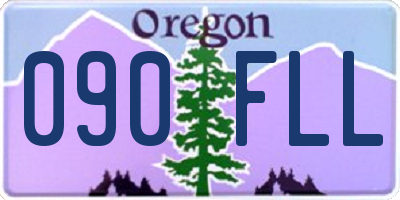 OR license plate 090FLL