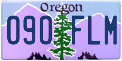 OR license plate 090FLM