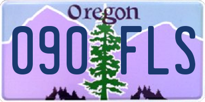 OR license plate 090FLS