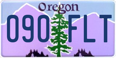 OR license plate 090FLT