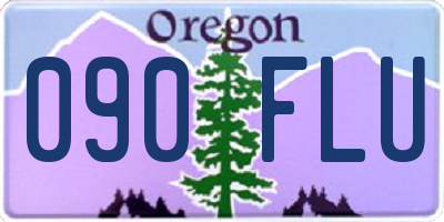 OR license plate 090FLU