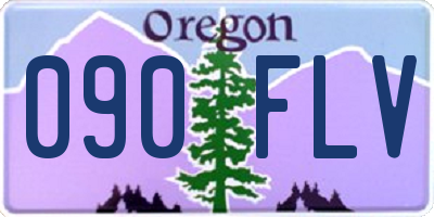 OR license plate 090FLV