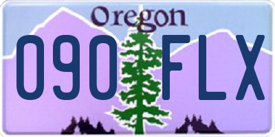 OR license plate 090FLX