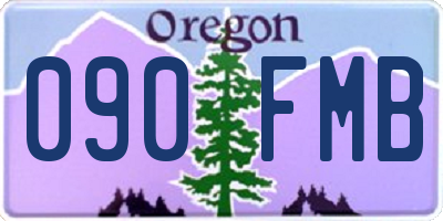 OR license plate 090FMB