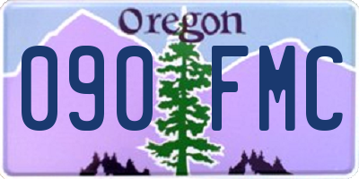 OR license plate 090FMC