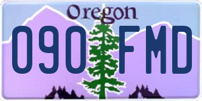 OR license plate 090FMD