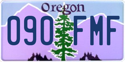 OR license plate 090FMF