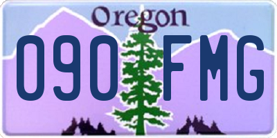 OR license plate 090FMG