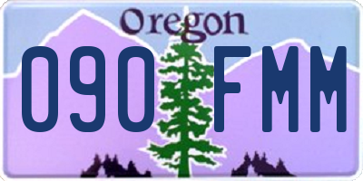 OR license plate 090FMM