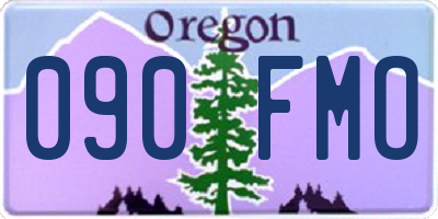 OR license plate 090FMO