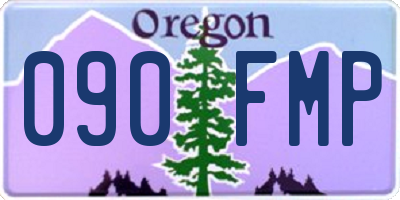 OR license plate 090FMP