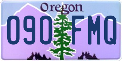 OR license plate 090FMQ