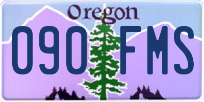 OR license plate 090FMS
