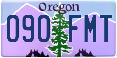 OR license plate 090FMT