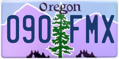 OR license plate 090FMX