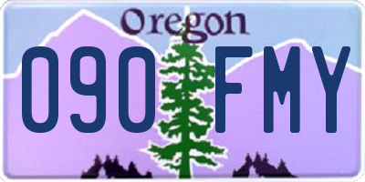 OR license plate 090FMY