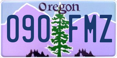 OR license plate 090FMZ