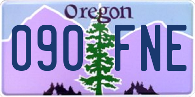 OR license plate 090FNE