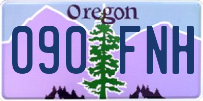OR license plate 090FNH