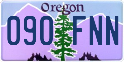 OR license plate 090FNN