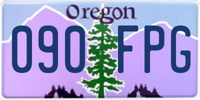 OR license plate 090FPG