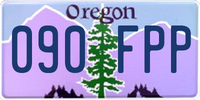 OR license plate 090FPP