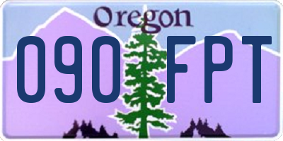 OR license plate 090FPT
