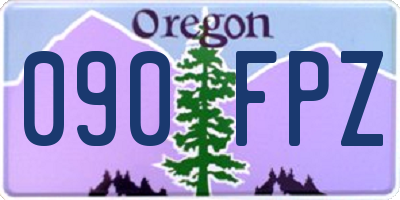 OR license plate 090FPZ