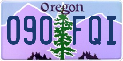 OR license plate 090FQI