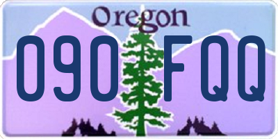 OR license plate 090FQQ